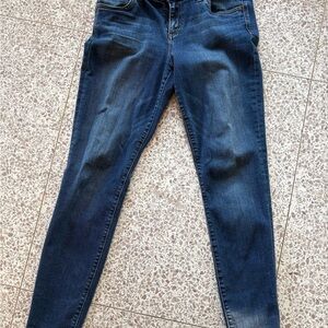 KUT Mia Toothpick Dark Blue Women's Skinny Jeans